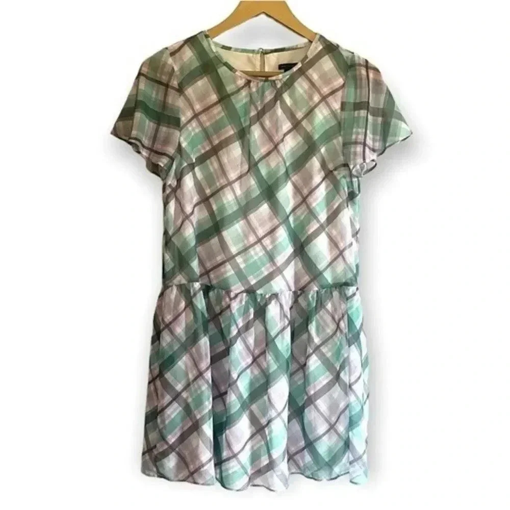 Ann Taylor Plaid Dress - Picture 2 of 13